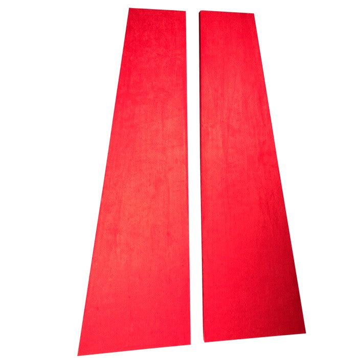 Auralex - Axs3tzrred - Auralex Sonosuede Trapezoid Panel (right Angle), 40x121x2,5cm, Suede Red