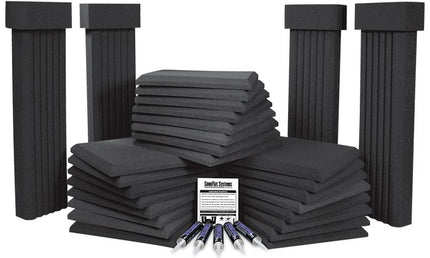 Auralex - Axsfs112cha - Auralex Sonoflat 112 System Charcoal