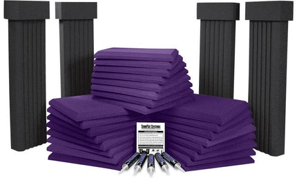 Auralex - Axsfs112pur - Auralex Sonoflat 112 System Purple
