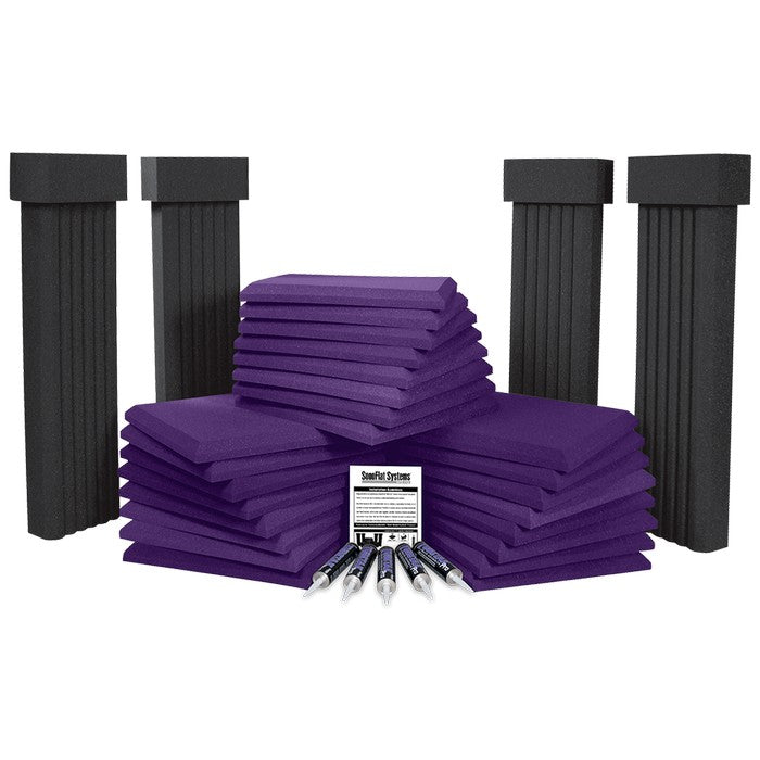Auralex - Axsfs112pur - Auralex Sonoflat 112 System Purple