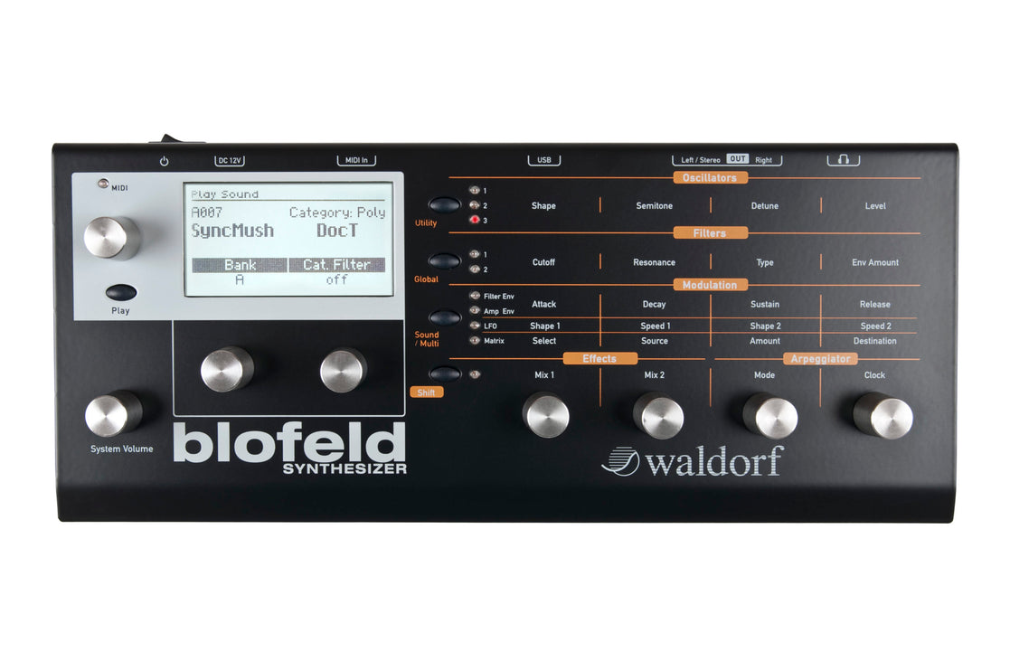 Waldorf – BLOFELD-BLACK – Desktop Synthesizer
