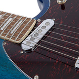 Vintage Revo "Colt" HS Duo Guitar - Blueburst