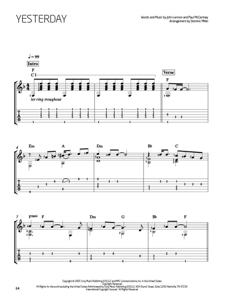 The Beatles Arranged by Dominic Miller