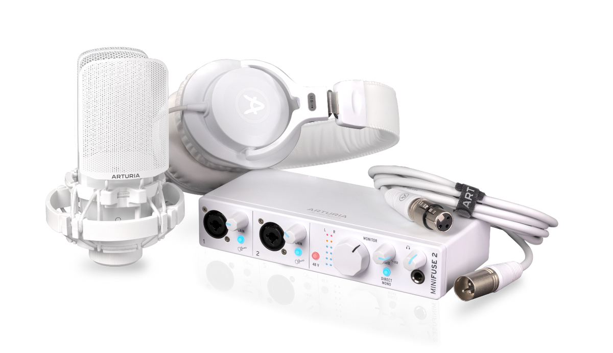 Arturia MiniFuse Recording Pack White afbeelding 2