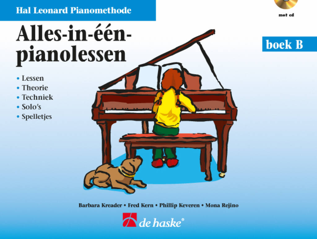 Hal Leonard Pianomethode: Alles-in-Een Pianolessen B