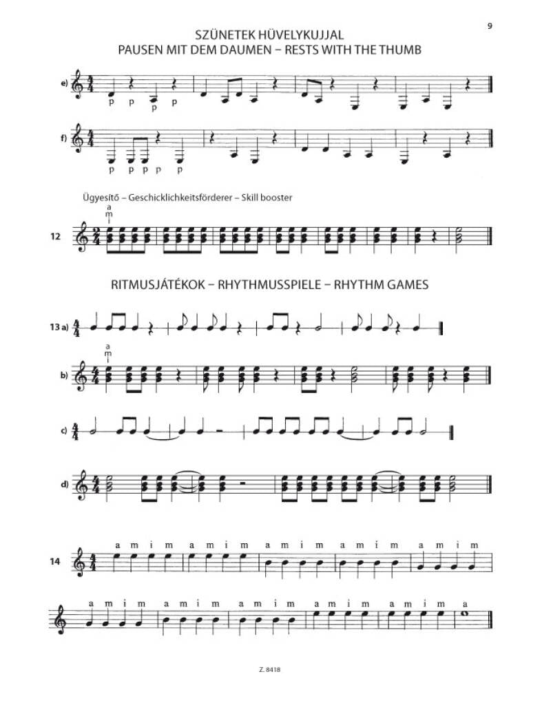 Miklos Mosoczi_Erzsebet Nagy: Gitarrenschule I(Gitariskola - Guitar Tutor)