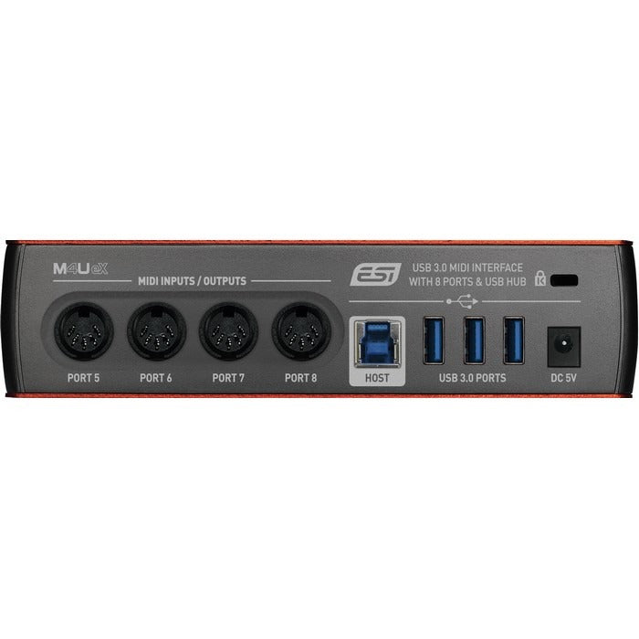 ESI Audio - ESIM4UEX - 8-port Usb 3.0 Midi Interface with Usb Hub