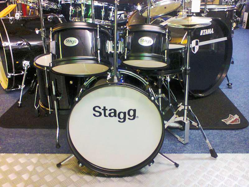 Stagg TIM JR 5/16 Junior Kinderdrumstel – Zwart