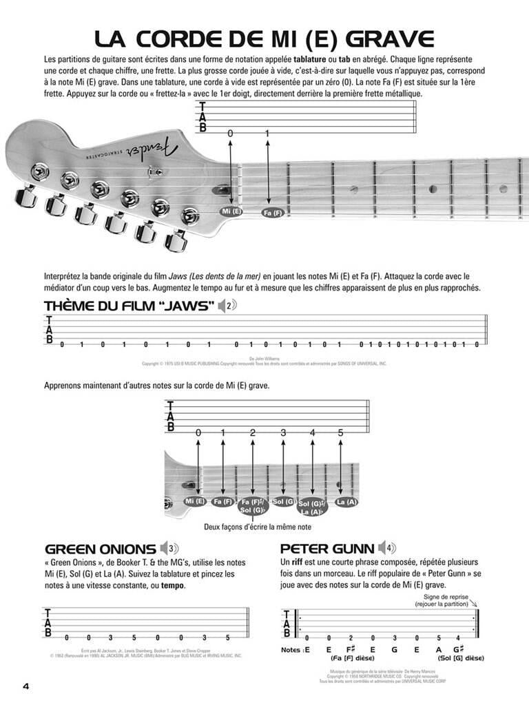 Hal Leonard M?thode de Guitare Tab
