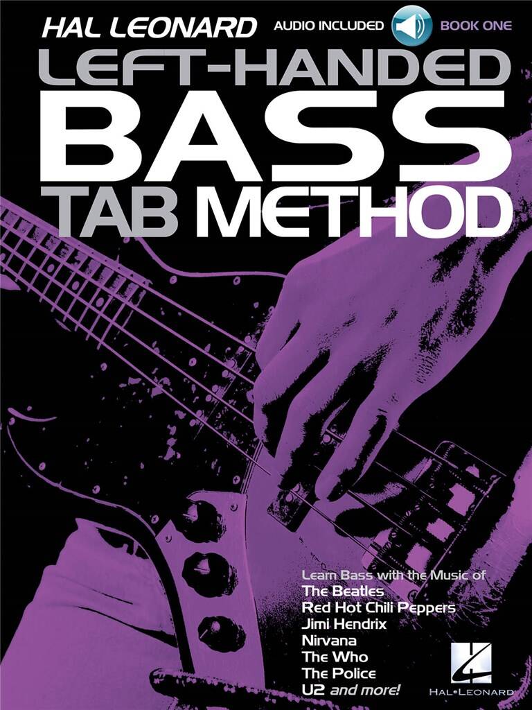 Hal Leonard Left-Handed Bass Tab Method Book 1