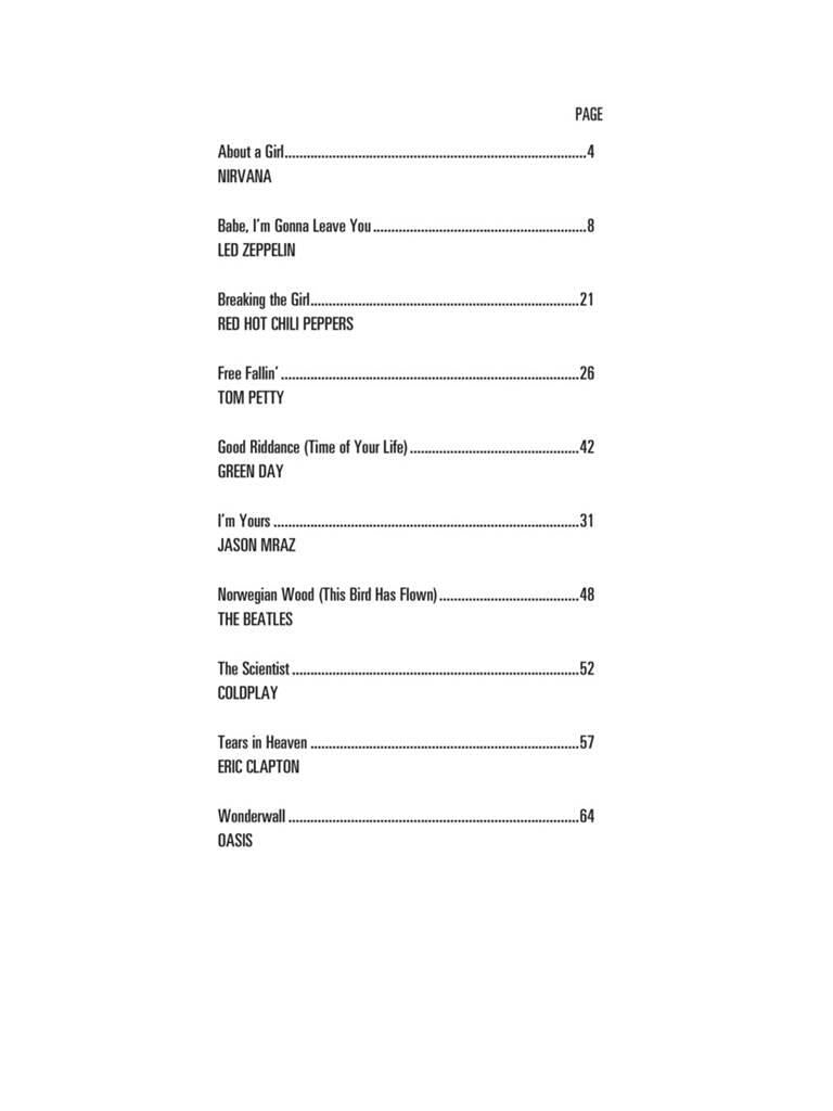 Acoustic Guitar Songs - 2Nd Edition