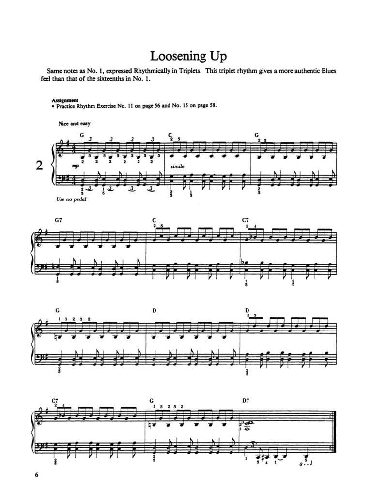 Basic Blues for Piano