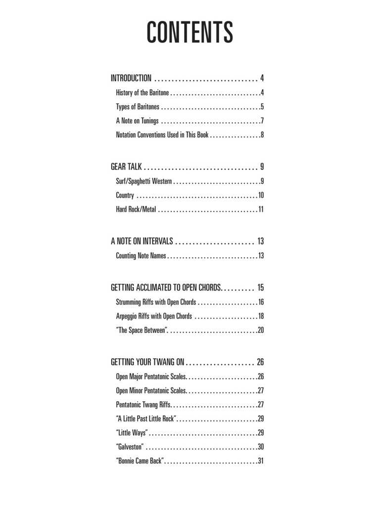 Hal Leonard Baritone Guitar Method