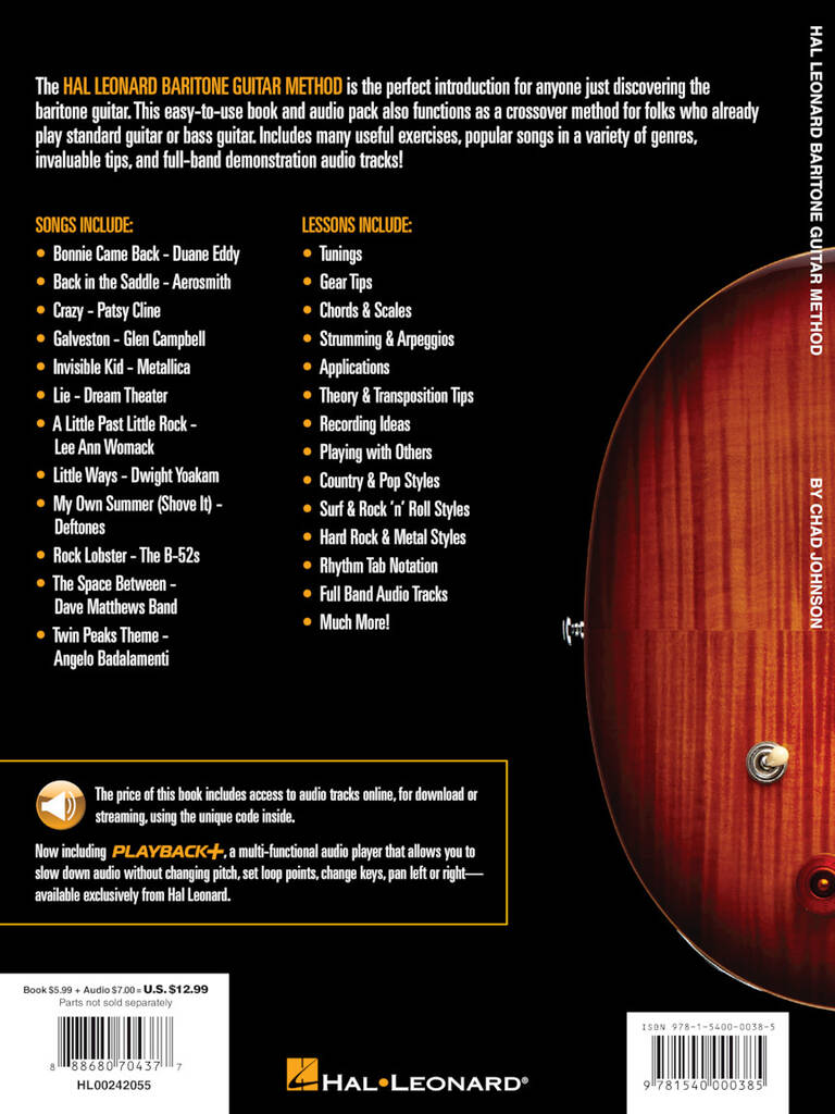 Hal Leonard Baritone Guitar Method