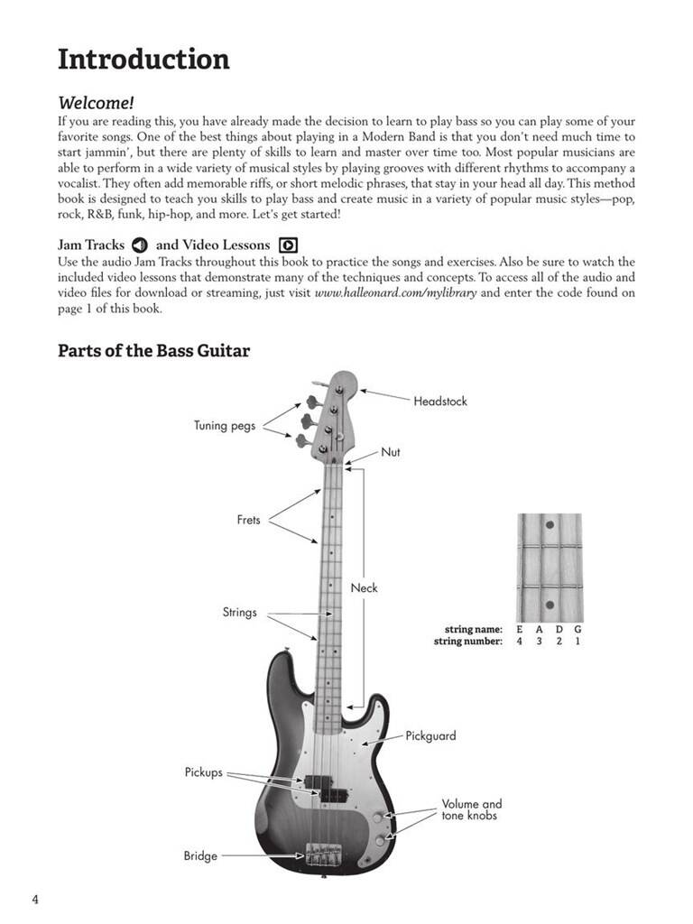 Modern Band Methode: Basguitar