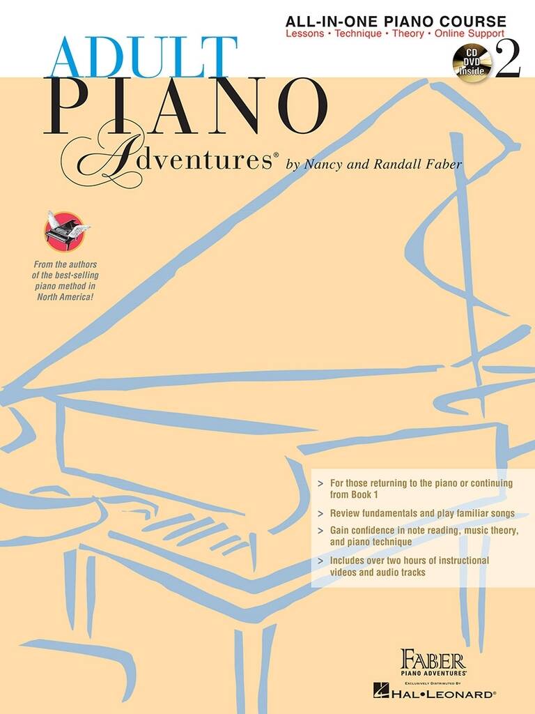 Nancy & Randall Faber: Adult Piano Adventures All-in-One Lesson Book 2