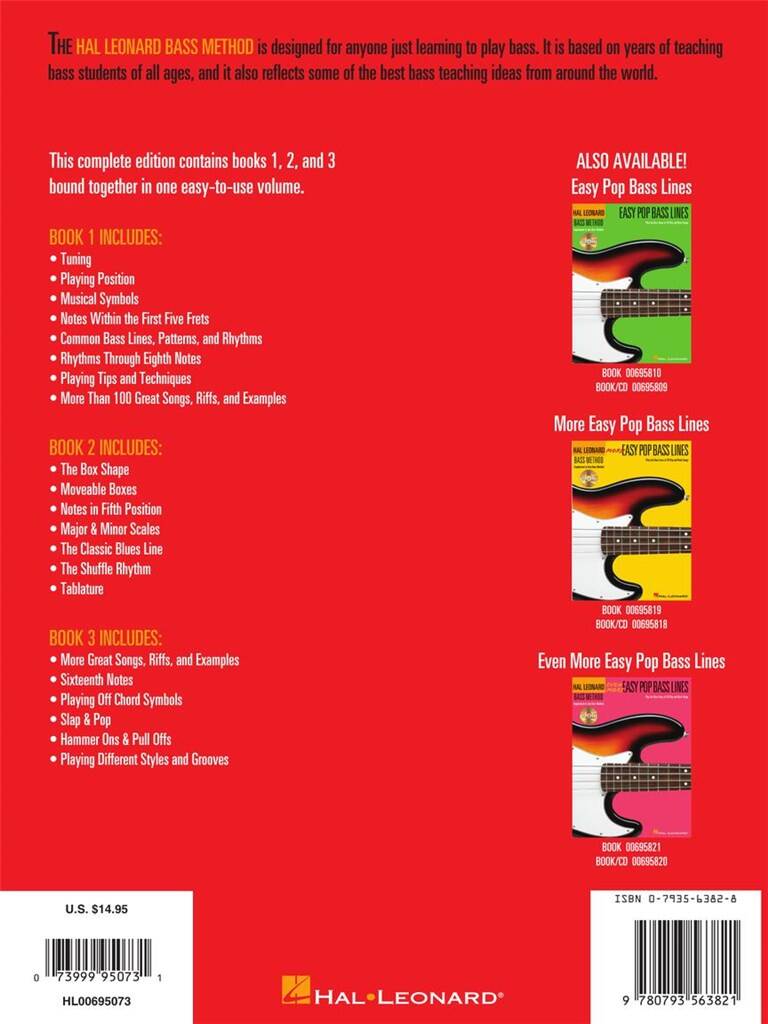 Hal Leonard Bass Method: Complete Edition (Second Edition)
