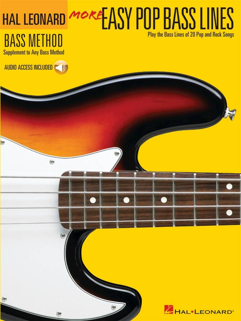 Hal Leonard Bas Method: More Easy Pop Bass Lines