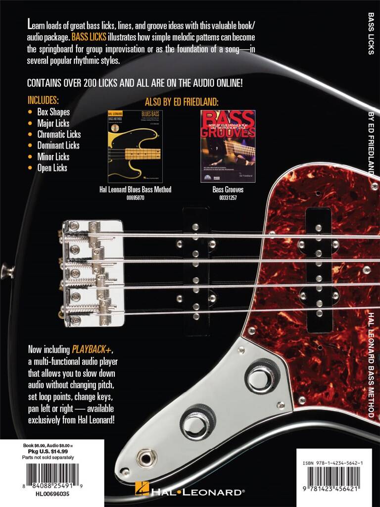 Hal Leonard Bass Method-  Bass Licks