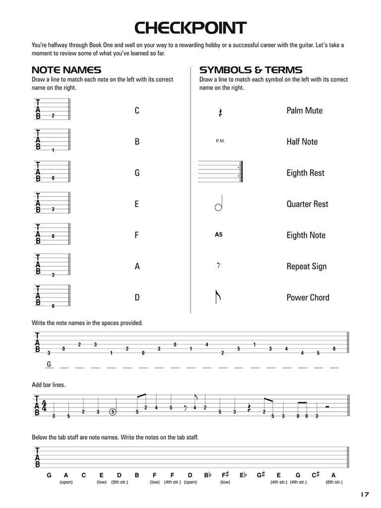 Hal Leonard Guitar TAB Method Books 1 & 2