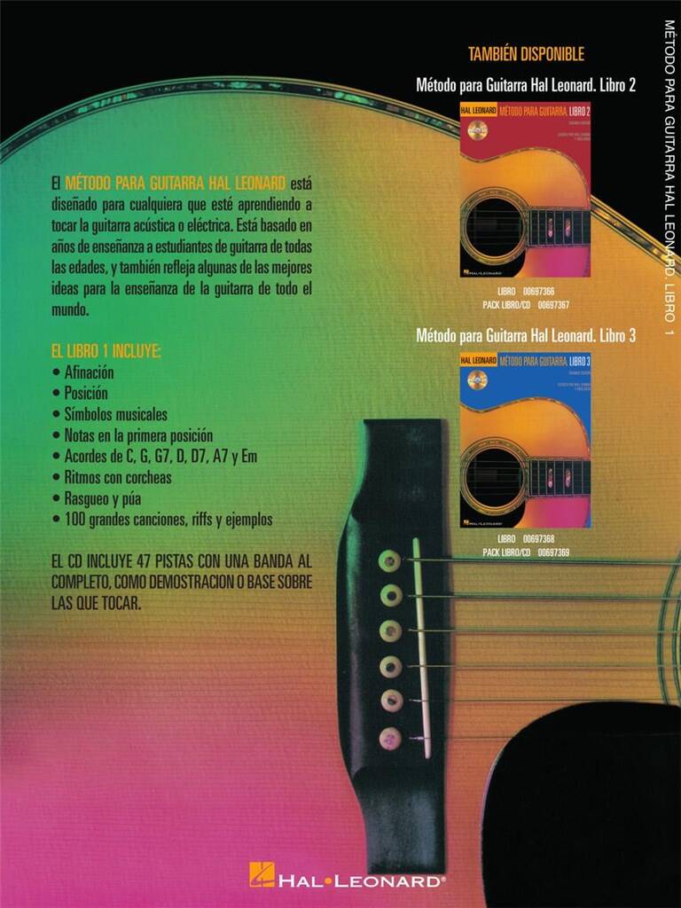 Motodo Para Guitarra Hal Leonard Libro 1