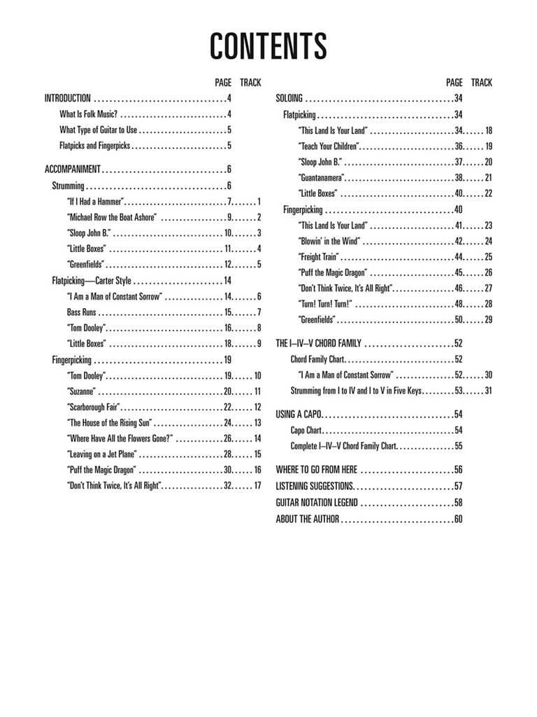 Hal Leonard Guitar Method: Folk Guitar Method