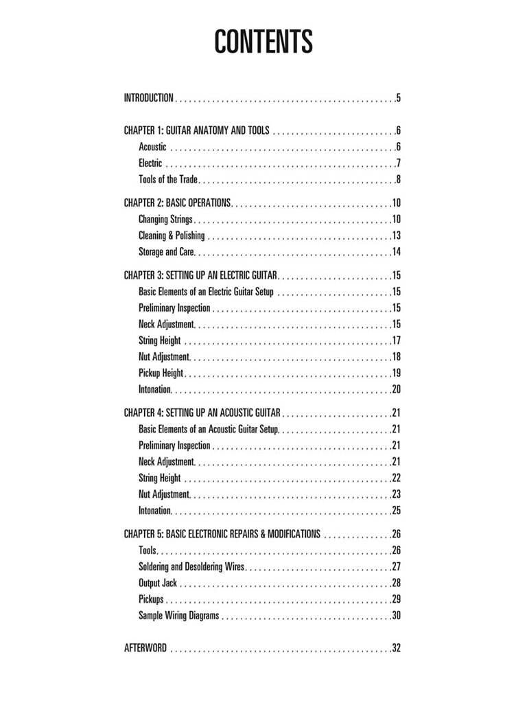 Hal Leonard Guitar Method: Setup & Maintenance