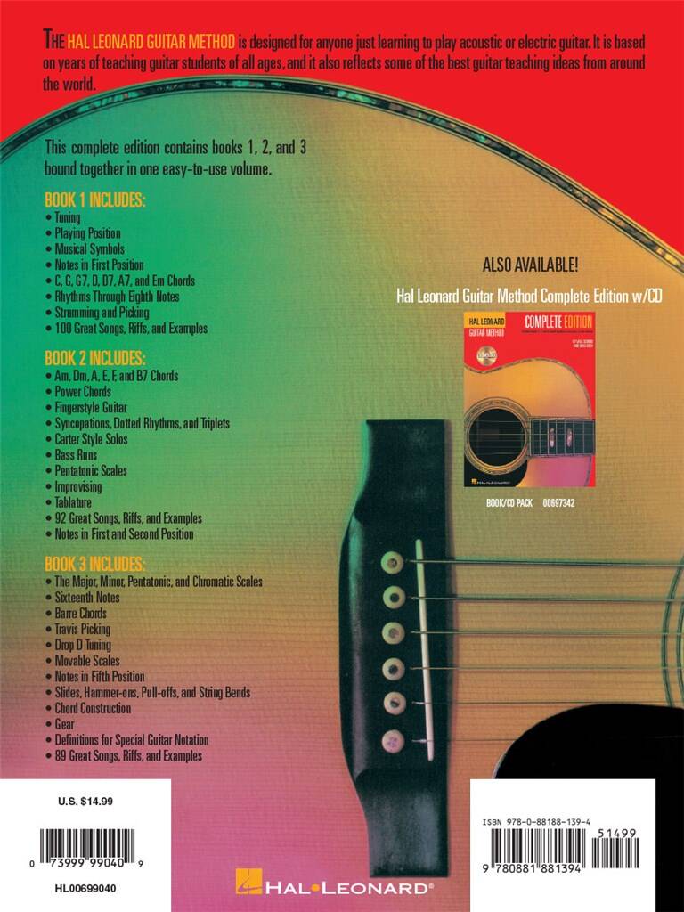 Hal Leonard Guitar Method, 2nd Edition( Complete Edition)