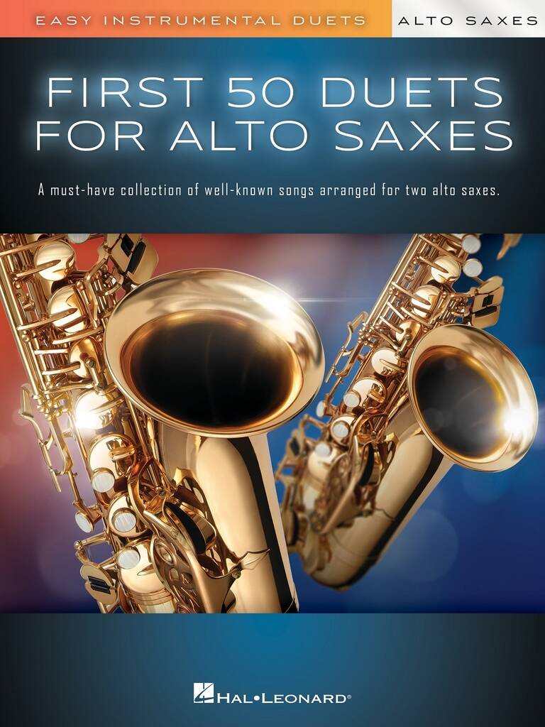 First 50 Duets for Two Alto Saxophones (Altsaxofoonduet) [stack-source:hl01297741_0.jpg]