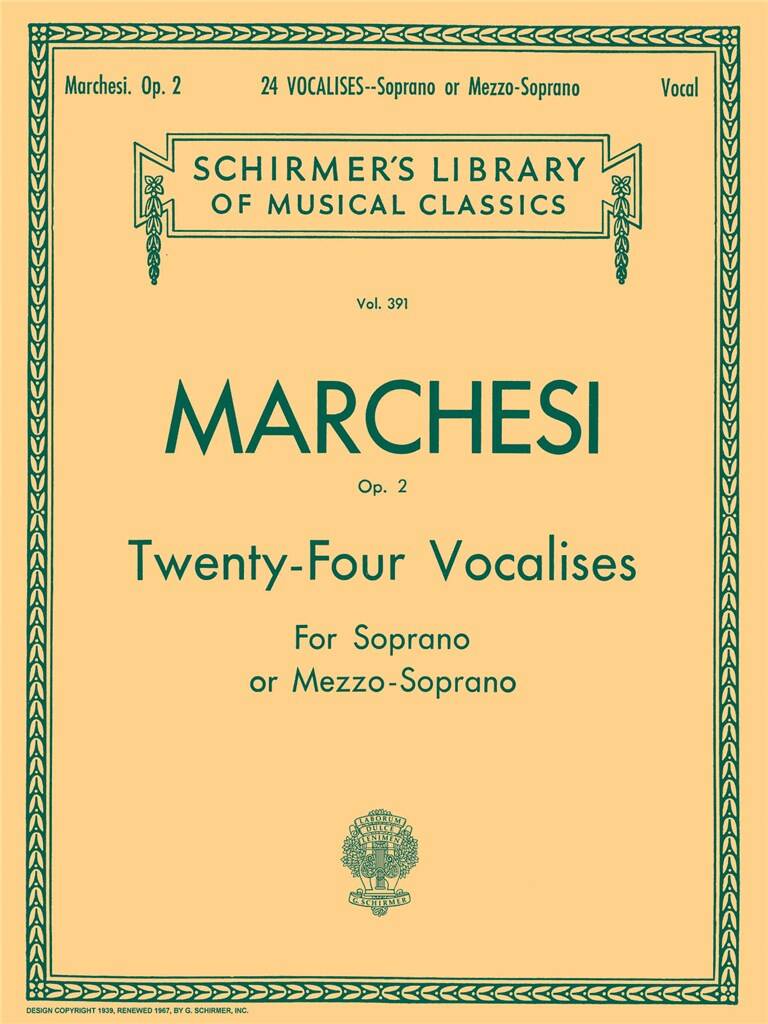 24 Vocalises, Op. 2