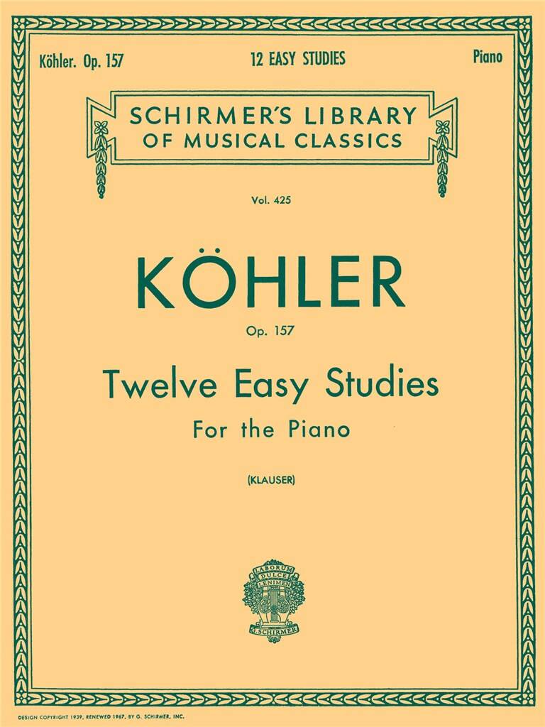 12 Easy Studies, Op. 157