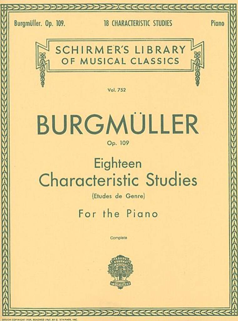 18 Characteristic Studies, Op. 109