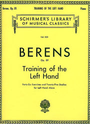 Training of the Left Hand, Op. 89