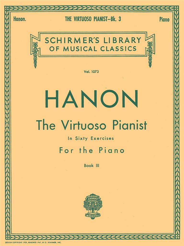 Virtuoso Pianist in 60 Exercises - Book 3