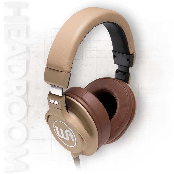 Warm Audio WAHRT, Tan closed-back headphone