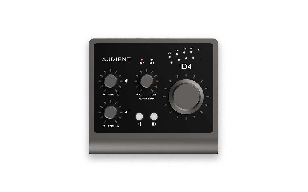 Audient - AUID4MKII - 2in | 2out Audio Interface (mac, Windows & Ios)