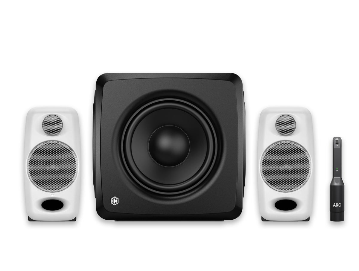 IK Multimedia IK Multimedia iLoud Micro Monitor White 2.1 Bundle