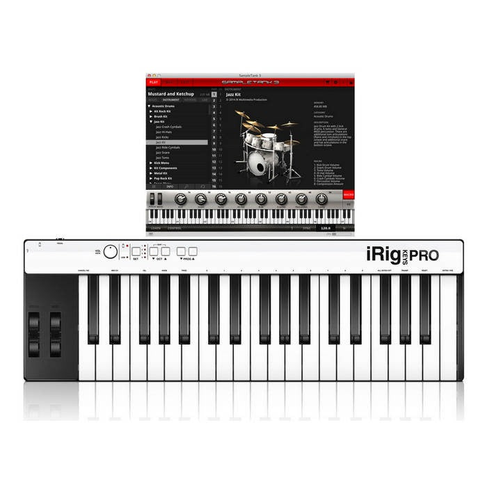 IK Multimedia - IKMCBKPST3HCD - Bundle Of Irig Keys Pro and Complete Sampletank 3