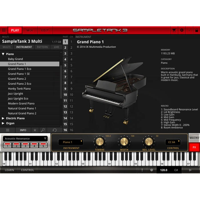 IK Multimedia iRig Keys PRO + SampleTank 3 afbeelding 7
