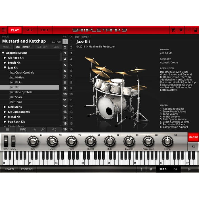 IK Multimedia - IKMCBKPST3HCD - Bundle Of Irig Keys Pro and Complete Sampletank 3