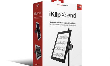 IK Multimedia - IKMIKLIPXPAND - Universal Mic Stand Mount for Tablets Up To 12