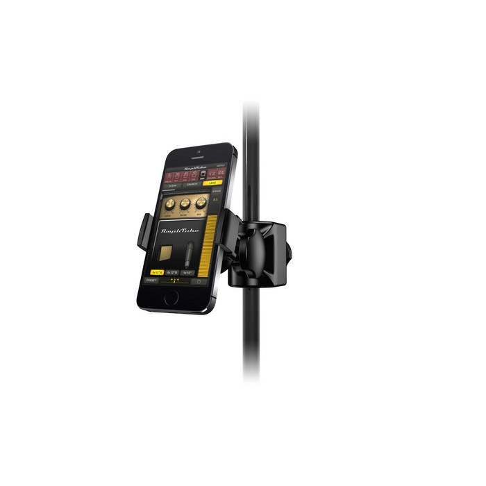 IK Multimedia - IKMIKLIPXPANDMN - Universal Mic Stand Mount for Smartphones Up To 6”