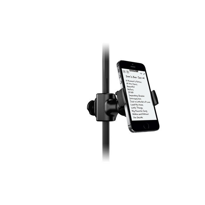 IK Multimedia - IKMIKLIPXPANDMN - Universal Mic Stand Mount for Smartphones Up To 6”
