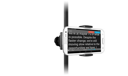 IK Multimedia - IKMIKLIPXPANDMN - Universal Mic Stand Mount for Smartphones Up To 6”