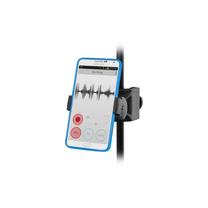 IK Multimedia - IKMIKLIPXPANDMN - Universal Mic Stand Mount for Smartphones Up To 6”