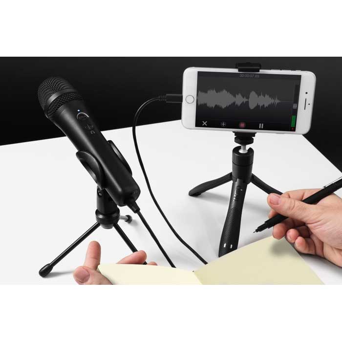 IK Multimedia - IKMIRIGMICHD2 - Handheld Digital Condenser Microphone for Iphone, Ipad and Mac/pc