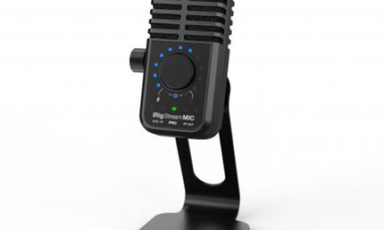 IK Multimedia - IKMIRIGSTRMMICPRO - Compact Multi-pattern Microphone and Stereo/4-channel Audio Interface