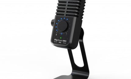 IK Multimedia - IKMIRIGSTRMMICPRO - Compact Multi-pattern Microphone and Stereo/4-channel Audio Interface