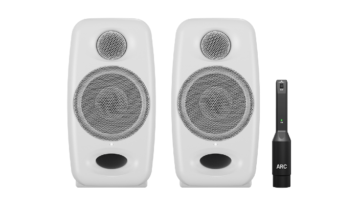 IK Multimedia - IKMILOUDMMPROW2X - Active 3" Stereo Monitor Set with Acoustic Correction and Measurement Mic
