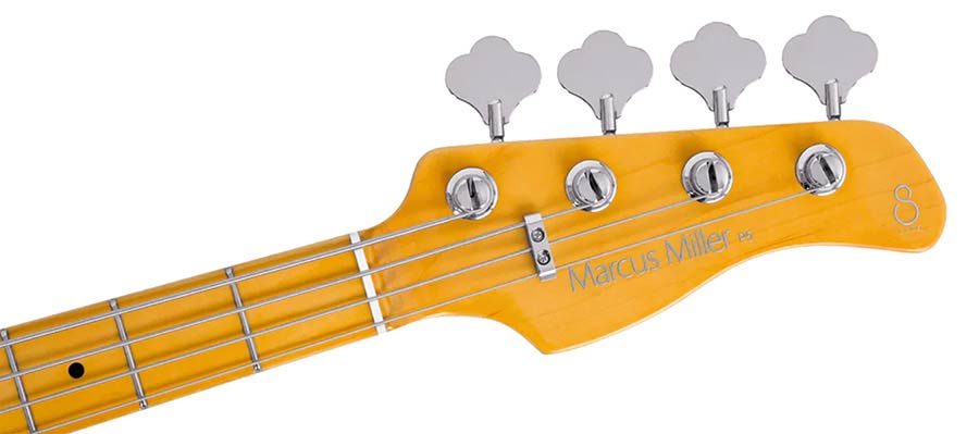 Sire P5 A4 Marcus Miller 4-snarige passieve basgitaar metallic gold